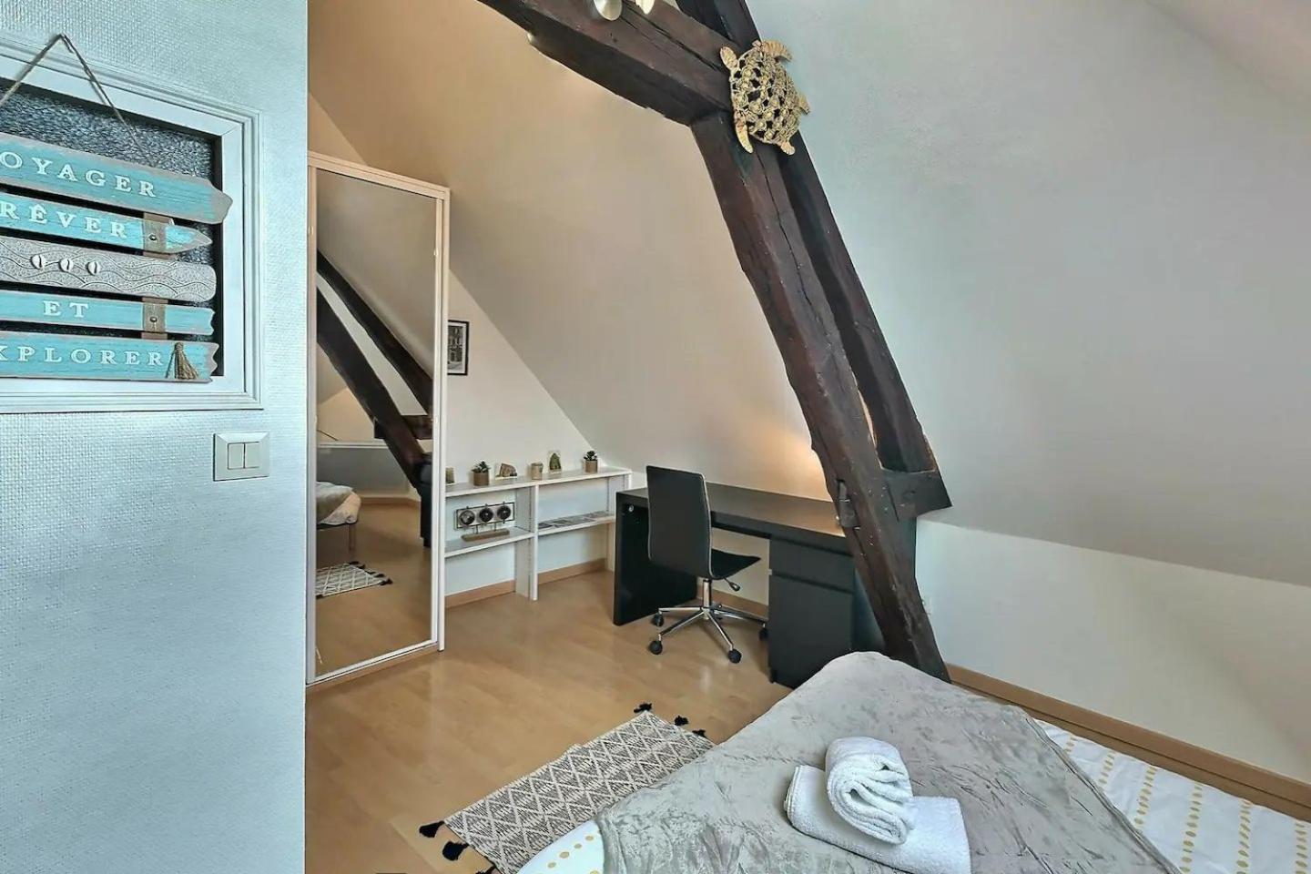 Le Travel - Appartement Equipe Proche Centre Et Yschools Troyes Exterior foto